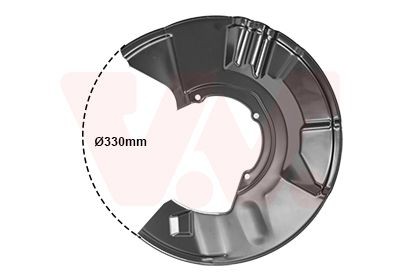 VAN WEZEL Lamiera paraspruzzi disco freno 3028372 3028372 costo Protezione disco freno MERCEDES-BENZ Classe B VAN WEZEL