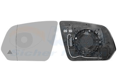 VAN WEZEL Peegliklaas, Välispeegel 3082835 Peegliklaas VAN WEZEL Mercedes-Benz M-klass 3082835