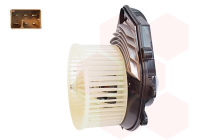 VAN WEZEL Interieurventilatie 7634773 Audi 100 Aanjager VAN WEZEL 7634773