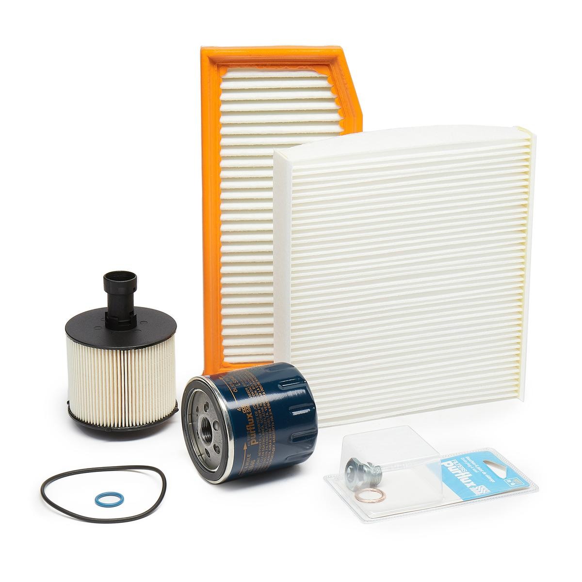 PURFLUX Kit de filtros KIT4 PURFLUX Elemento de filtro FIAT KIT4