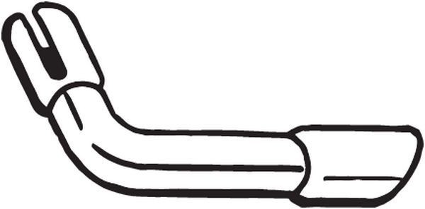 BOSAL Izplūdes caurule 700-223 BOSAL Izplūdes caurules VOLVO 700-223