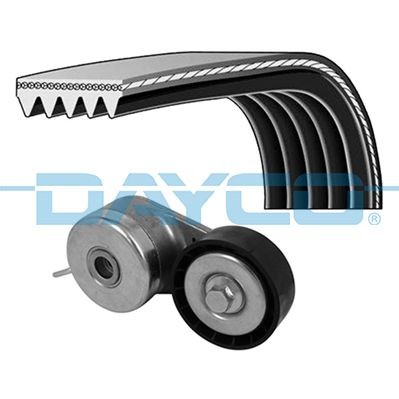 Poly V-riem set DAYCO KPV383 DAYCO KPV383: Multiriem set Fiat 500 2008