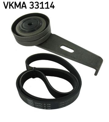 SKF Σετ ιμάντων poly-V VKMA 33114 SKF VKMA 33114 Σετ ιμάντων poly-v BMW X7 φθηνά