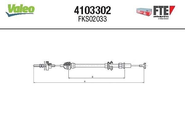 FTE Clutchkabel 4103302 Clutchkabler FTE SAMURAI 4103302 billige
