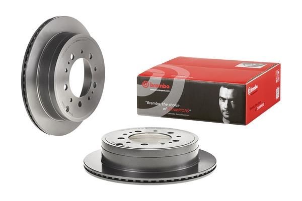 BREMBO Bromsskiva 09.D618.11 BREMBO 09.D618.11 Bromsskivor TOYOTA Sequoia II (XK60) fram och bak