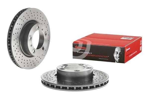 BREMBO Brzdový kotouč 09.D805.11 BREMBO 09.D805.11 Brzdové kotúče Porsche Cayman 981 za nízku cenu