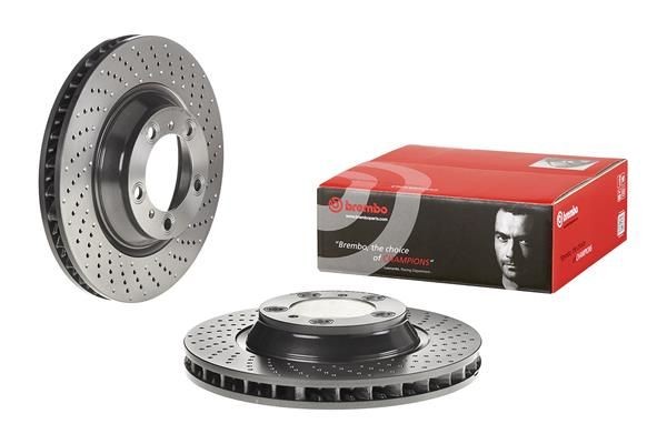 BREMBO Δισκόπλακα 09.D933.11 BREMBO 09.D933.11 γνήσια Δισκόπλακες Porsche 718 Cabrio κόστος