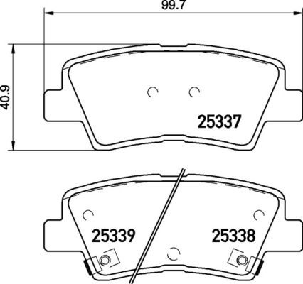BREMBO Plaquettes de frein P 30 106 BREMBO P 30 106 Plaquettes de frein KIA Ceed III 3/5 portes (CD) 1.4 LPG 97 CV 2020