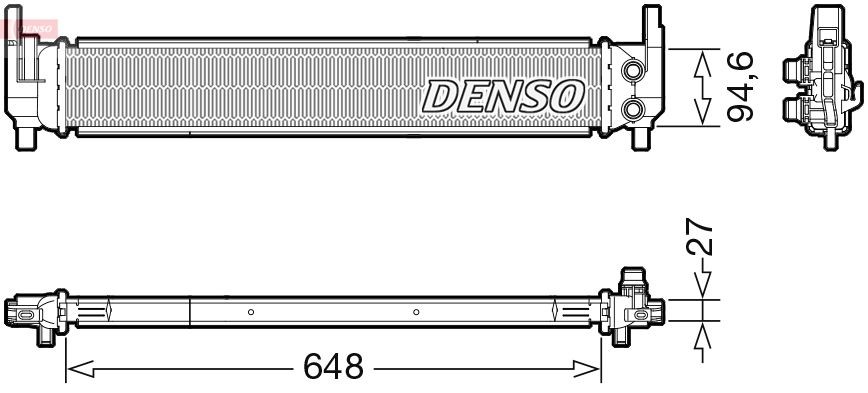 DENSO Ψυγείο, ψύξη κινητήρα DRM02042 DRM02042 Ψυγειο νερου AUDI A8 DENSO