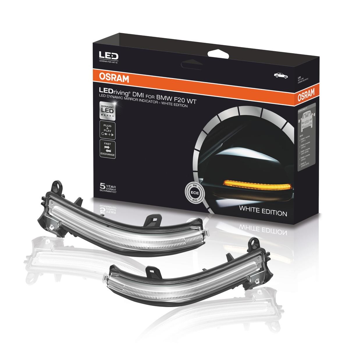 OSRAM Suunatuli LEDDMI F20 WT S LEDDMI F20 WT S LEDriving Esisuunatuli ja tagasuunatuli MITSUBISHI SPACE WAGON OSRAM