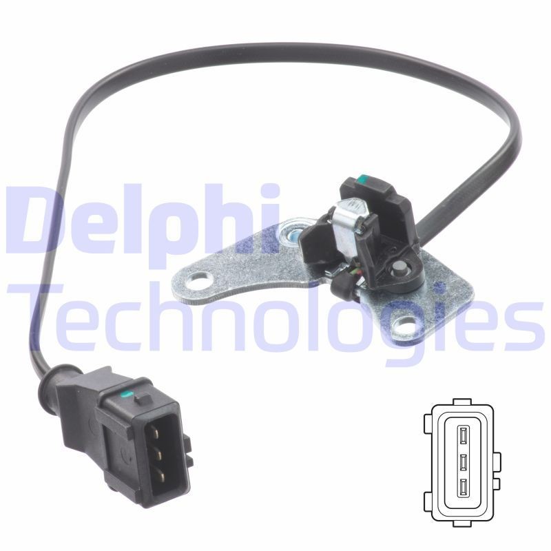 DELPHI Αισθητήρας, θέση εκκεντροφ. άξονα SS11203 DELPHI SS11203 Αισθητήρας, θέση εκκεντροφ. άξονα FIAT Palio I Weekend (178) 1.4 69 PS 2001