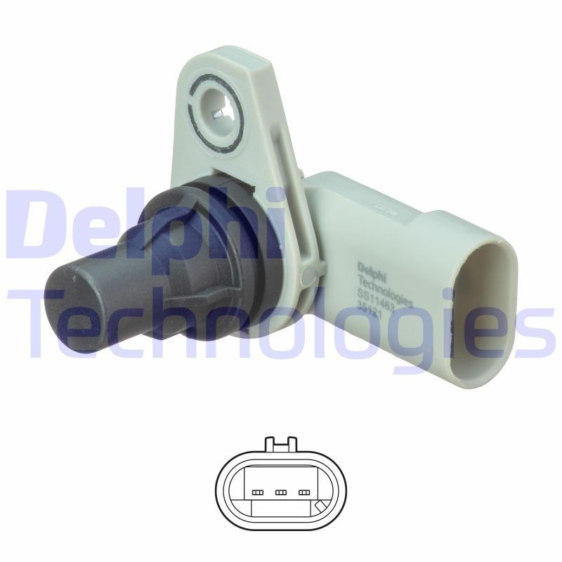 DELPHI Αισθητήρας, θέση εκκεντροφ. άξονα SS11463 DELPHI SS11463 Αισθητήρας θέσης εκκεντροφόρου Gamma Coupe (830) τιμες