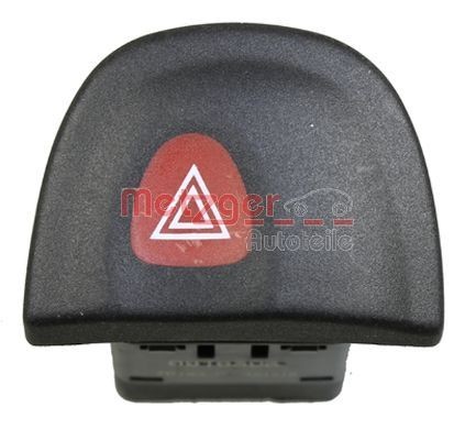 METZGER Hazard Light Switch 0916596 0916596 METZGER switch, hazard light for MERCEDES-BENZ A-Class