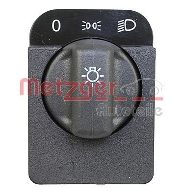 Slēdzis, Priekšējās gaismas METZGER 0916627 METZGER 0916627 Lukturu slēdzis OPEL MERIVA 2015