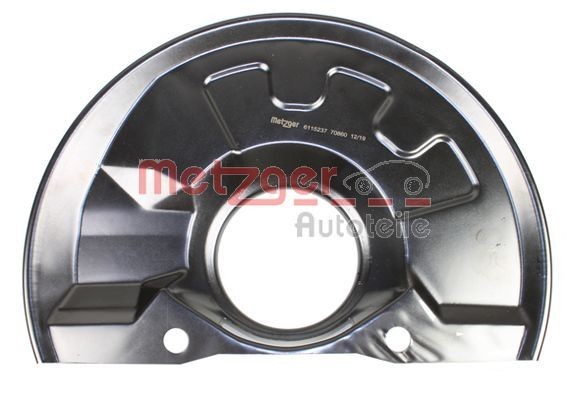 METZGER Dubļu sargs, Bremžu disks 6115237 6115237 Bremžu disku aizsargi VOLVO S90 METZGER