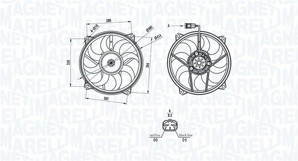 MAGNETI MARELLI Ventilátor chladenia motora 069422708010 MAGNETI MARELLI 069422708010 Ventilátor chladenia CITROËN Berlingo II (B9) lacné