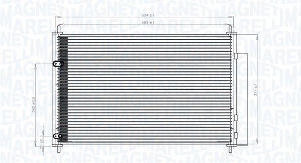 MAGNETI MARELLI Kondensator, klimaanlegg 350203767000 350203767000 Ac radiator TOYOTA 4 RUNNER MAGNETI MARELLI