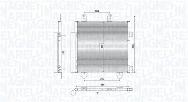 Condensatore climatizzatore MAGNETI MARELLI 350203794000 MAGNETI MARELLI 350203794000 Condensatore TOYOTA AYGO 2019