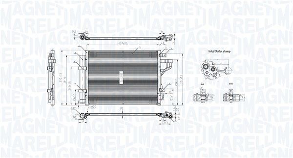 MAGNETI MARELLI Kondensor, klimatanläggning 350203802000 350203802000 MAGNETI MARELLI kondensor Hyundai ACCENT