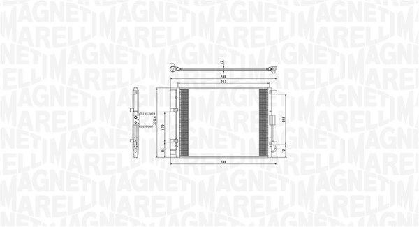 MAGNETI MARELLI Lauhdutin, ilmastointilaite 350203809000 MAGNETI MARELLI 350203809000 Hyundai i30 III Farmari ilmastoinnin lauhdutin hinta