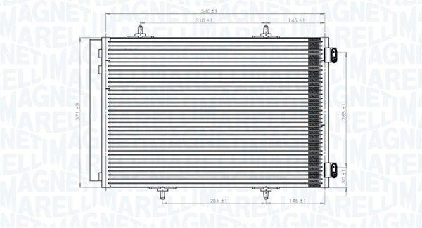 MAGNETI MARELLI Condensor voor airco 350203822000 350203822000 Condensor OPEL ANTARA MAGNETI MARELLI