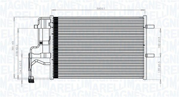 MAGNETI MARELLI Condensador, ar condicionado 350203844000 MAGNETI MARELLI Condensador de ar condicionado 350203844000 experiência
