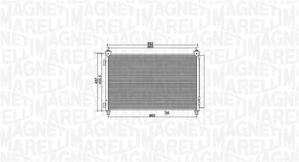 MAGNETI MARELLI Kondensor, klimatanläggning 350203991000 350203991000 MAGNETI MARELLI kondensor MAZDA RX-7