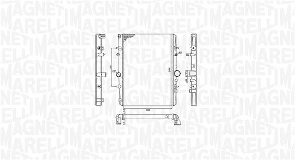 MAGNETI MARELLI Chladič motora 350213199400 350213199400 MAGNETI MARELLI Chladič motora Citroën lacné