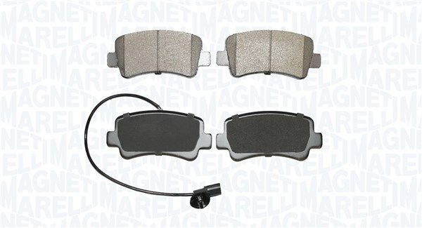 MAGNETI MARELLI Pastilhas de travão 363916061118 Pastilhas de travão desportivas MAGNETI MARELLI MERIVA 363916061118 baratos