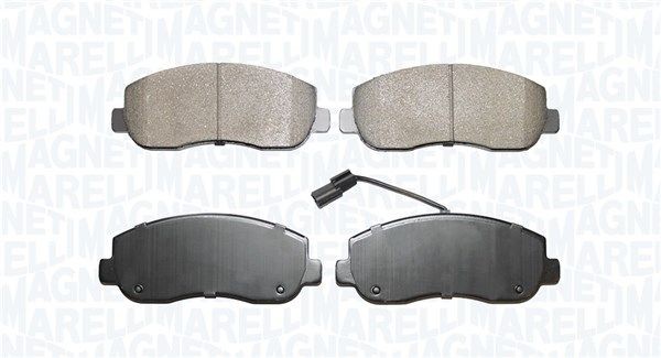 MAGNETI MARELLI Bromsbelägg 363916061129 OPEL bromsbeläggsats MAGNETI MARELLI 363916061129