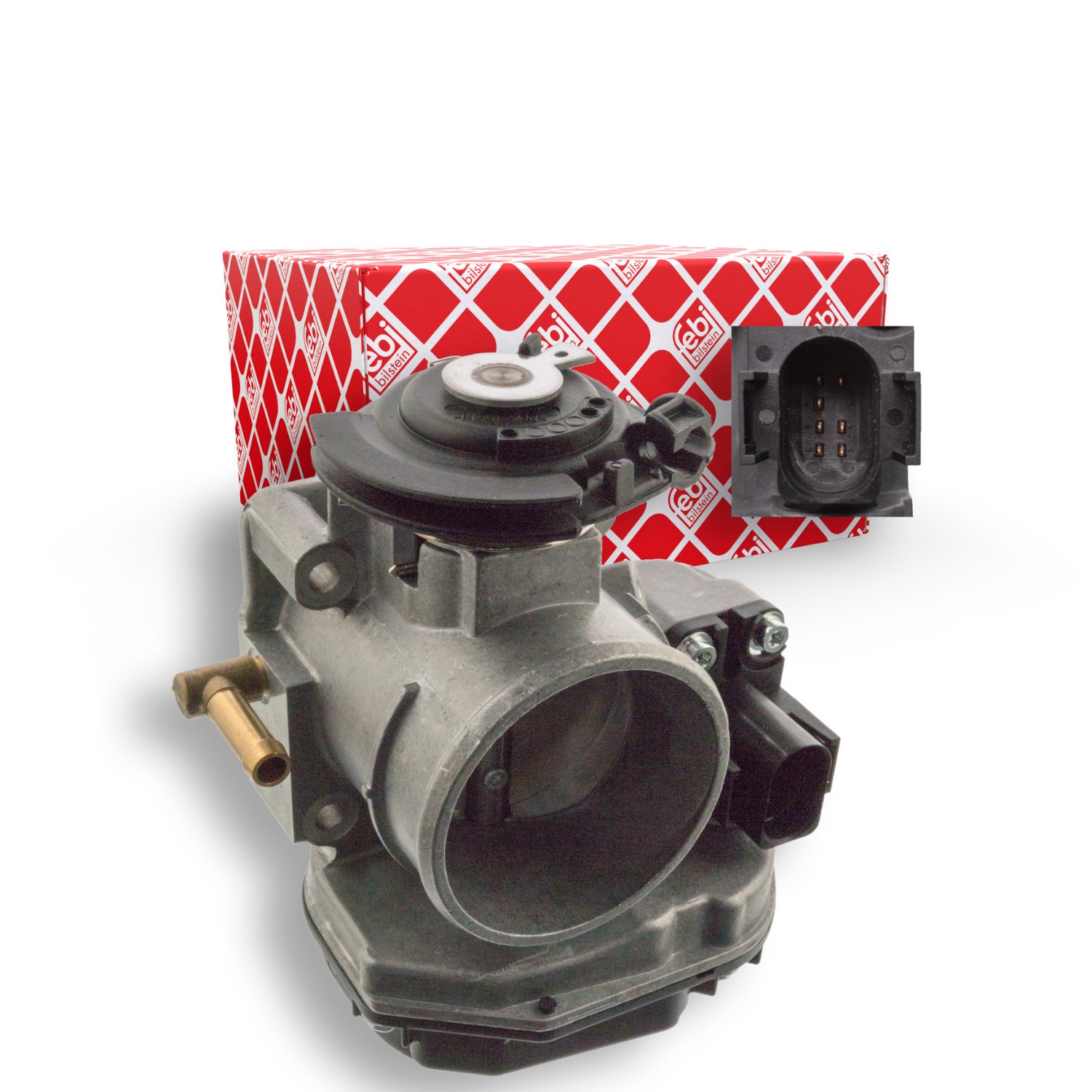 FEBI BILSTEIN Drosselklappenstutzen 107031 FEBI BILSTEIN 107031 Drosselklappenstutzen VW Golf IV Variant (1J5) 1.9 TDI 4motion 90 PS 2000