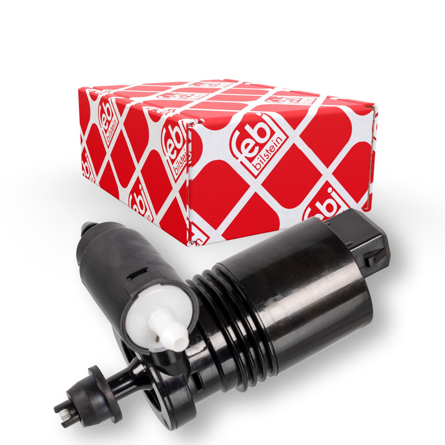 Reinigingsvloeistofpomp, ruitenreiniging FEBI BILSTEIN 109274 FEBI BILSTEIN 109274 Ruitensproeierpomp NISSAN PRIMERA 2012