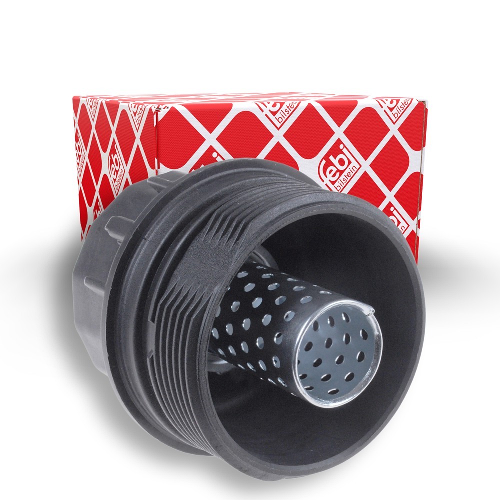 FEBI BILSTEIN Cover, oil filter housing 109550 FEBI BILSTEIN 109550 PEUGEOT 208 oil filter housing replacement
