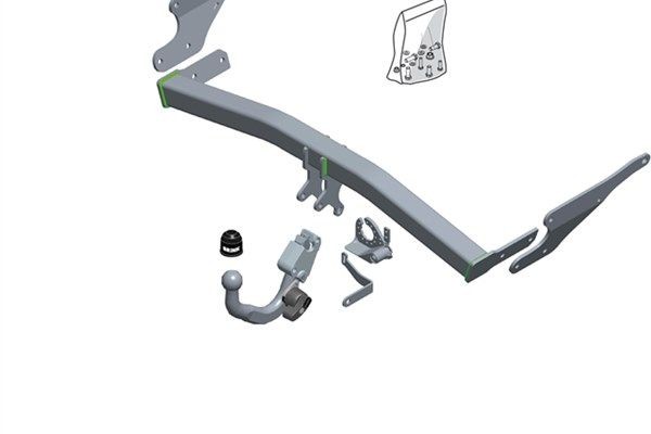 BRINK Gancio traino 669400 BRINK 669400 costo Gancio traino Mazda Serie B Pick-up originale