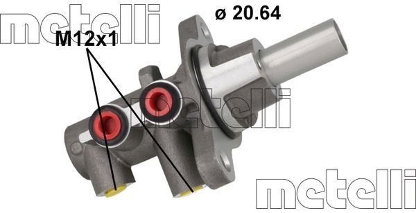 Maître-cylindre de frein METELLI 05-1149 METELLI 05-1149: Cylindre de frein principal Mazda 2 2017