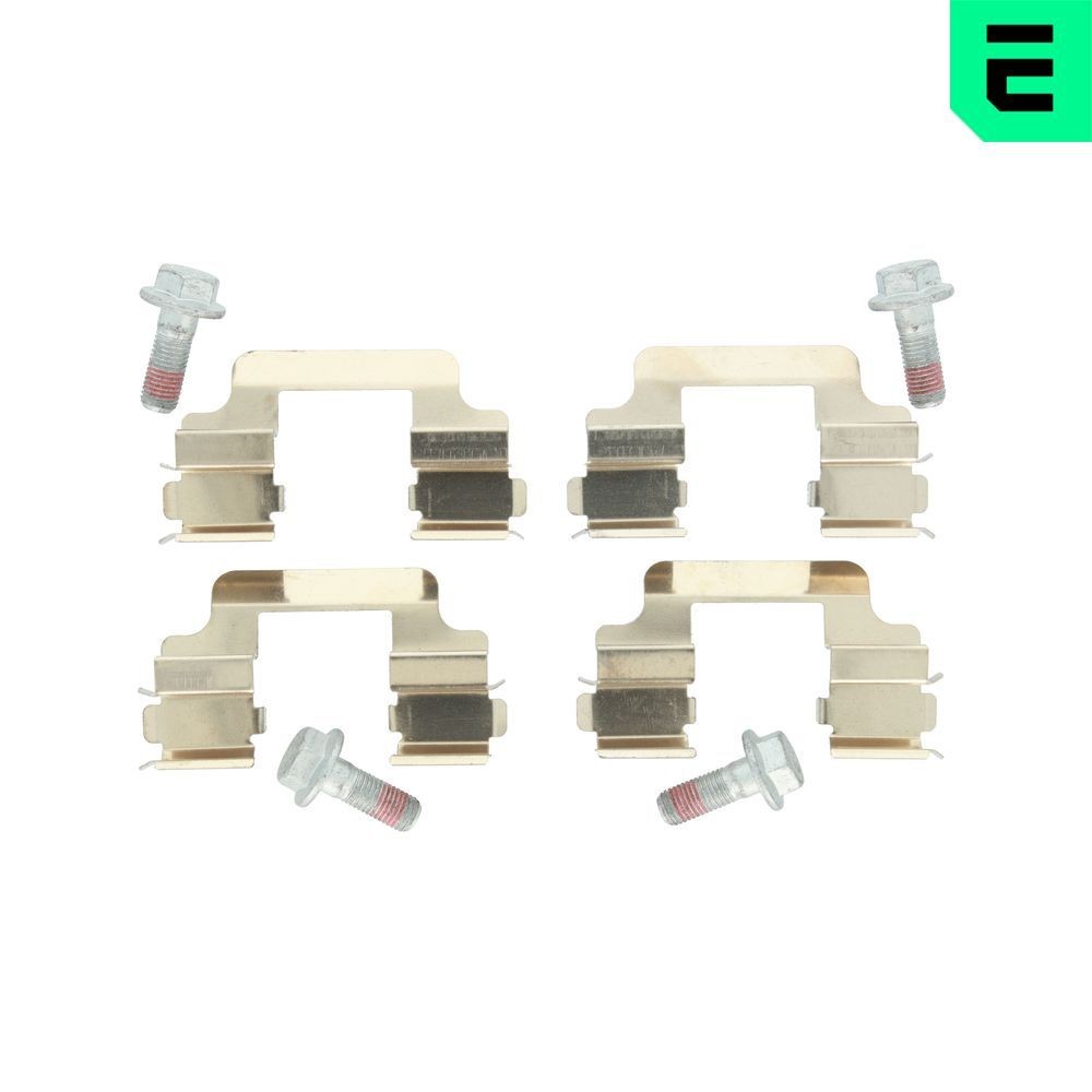 OPTIMAL Lisakomplekt, ketaspiduriklotsid ZUB12241 Lisakomplekt, ketaspidurikate OPTIMAL Volkswagen ZUB12241