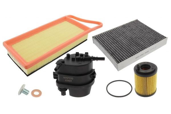 MAPCO Filtersats 68845 MAPCO 68845 Servicekit och filtersats Mazda 323 F V