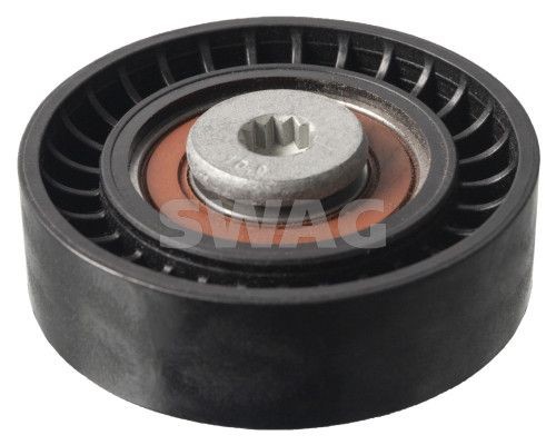 SWAG Deflection / Guide Pulley, v-ribbed belt 33 10 0108 SWAG 33 10 0108 Audi A5 Cabriolet F57 deflection pulley replacement