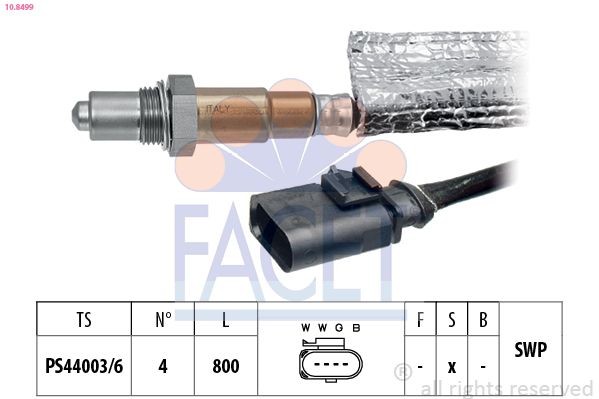 FACET Lambdasonde 10.8499 FACET 10.8499 Lambda sonde Leon Sportstourer (KL8) prijs