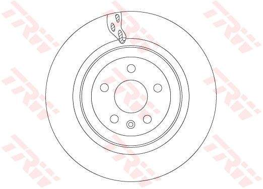 TRW Bremseskive DF6702S Sportsbremseskiver TRW Ford USA F-350 DF6702S