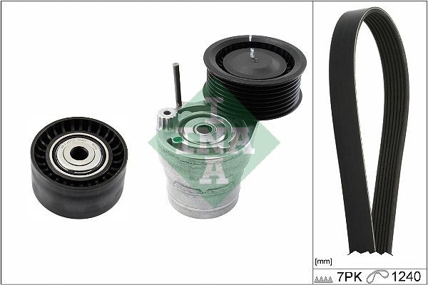 V-Ribbed Belt Set INA 529 0282 10 INA 529 0282 10 Smart FORTWO 2018 Serpentine belt kit price