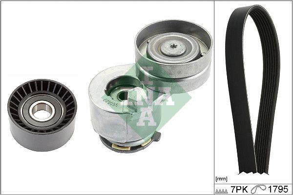 Kileremssæt INA 529 0412 10 INA 529 0412 10: Ribremsæt Renault DUSTER 2011