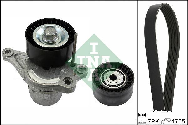 INA Poly V-riem set 529 0423 10 529 0423 10 INA Dynamoriem Nissan T31 prijs