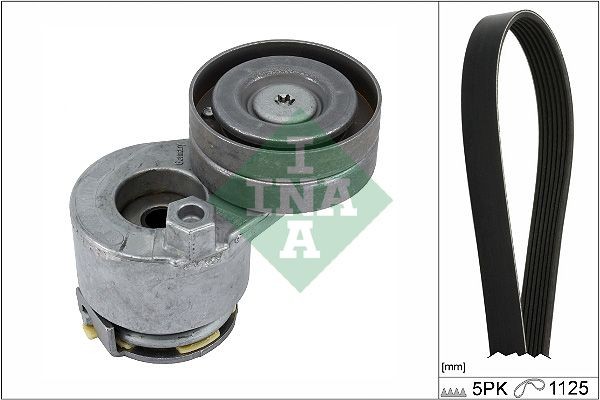 INA Ķīļrievu siksnu komplekts 529 0427 10 cena Ķīļrievu siksnu komplekts Renault JD 529 0427 10 INA