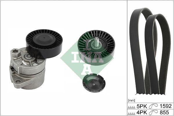 INA Moniurahihnasarja 529 0439 10 INA 529 0439 10 KIA Sportage SL moniurahihnasarja vaihto hinta