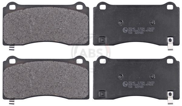 A.B.S. Brake pad set 35240 A.B.S. 35240 Brake pad set TESLA Model 3 (5YJ3) EV AWD 490 hp 2023