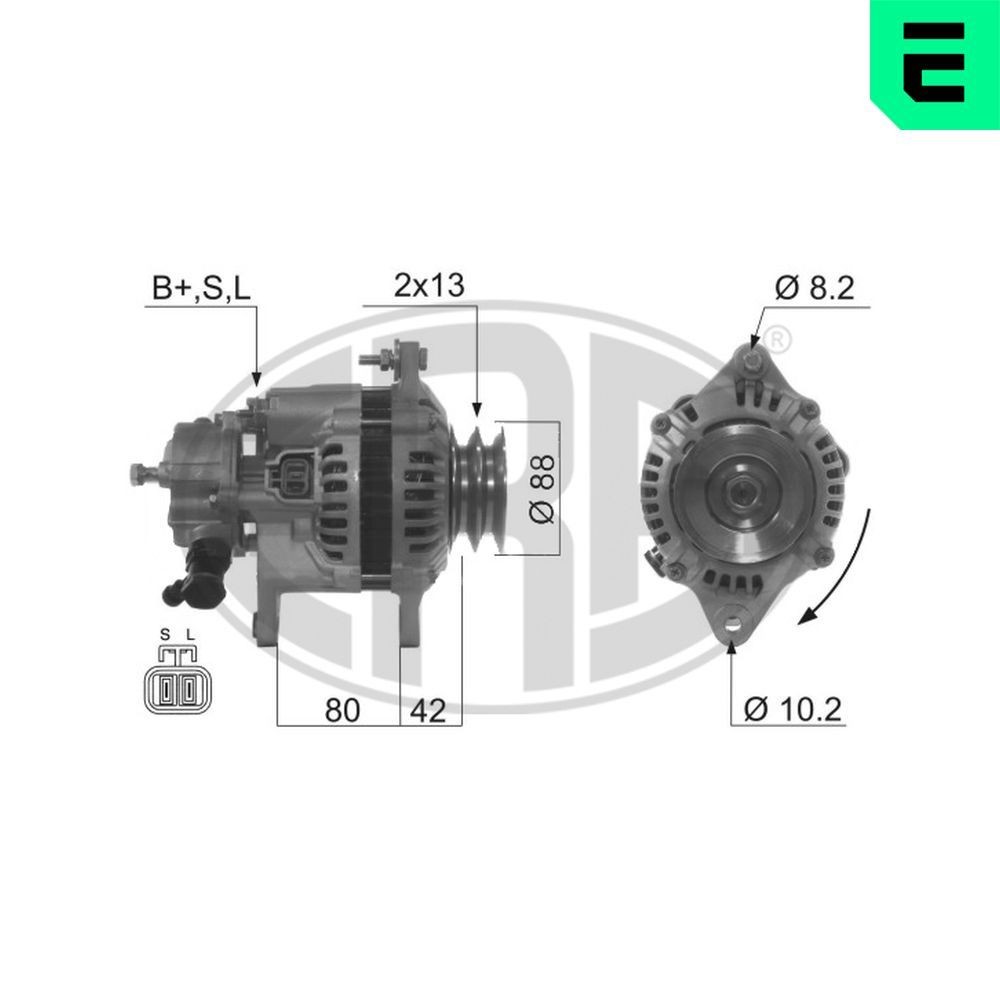ERA Alternatore 210596A ERA 210596A Alternatori Nissan Maxima J30 prezzo