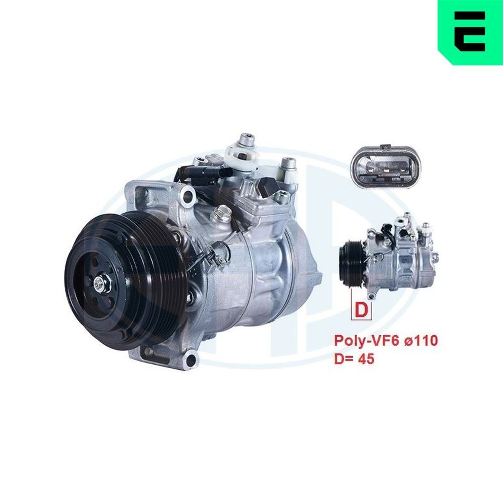 ERA Compressor, ar condicionado 670168 Compressor do ac ERA Chevrolet ORLANDO 670168
