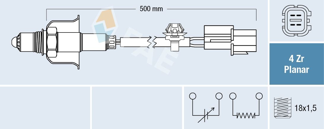 FAE Lambda andur 77712 Lambda andur FAE Alfa Romeo 164 77712