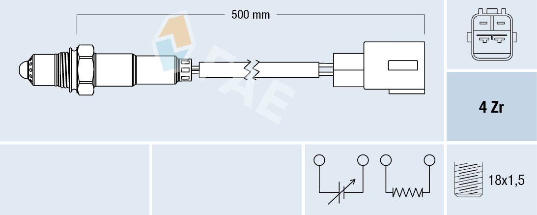 FAE Lambdasonde 77767 Lambda-Sonde FAE CT 77767 günstig